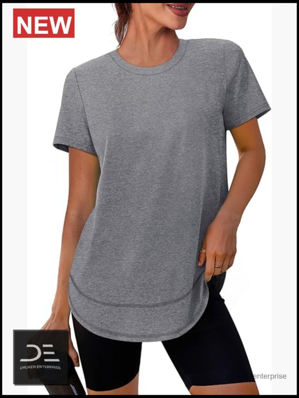Women's Quick Dry Workout T-Shirt Short Sleeve Athletic Tee